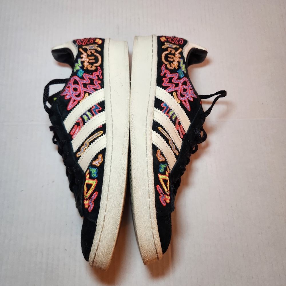 Adidas Kris Andrew Small X Campus 80s Pride Sneakers Size 7.5 - Picture 3 of 14